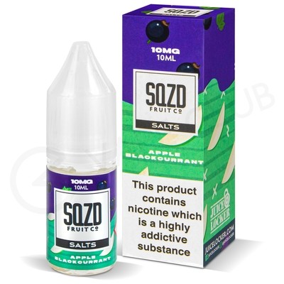 Apple Blackcurrant Nic Salt E-Liquid by SQZD