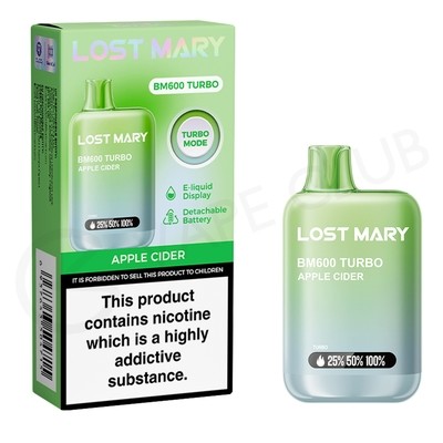 Apple Cider Lost Mary BM600 Turbo Disposable Vape