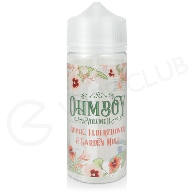 Apple, Elderflower & Garden Mint Shortfill E-Liquid by Ohm Boy Volume II 100ml