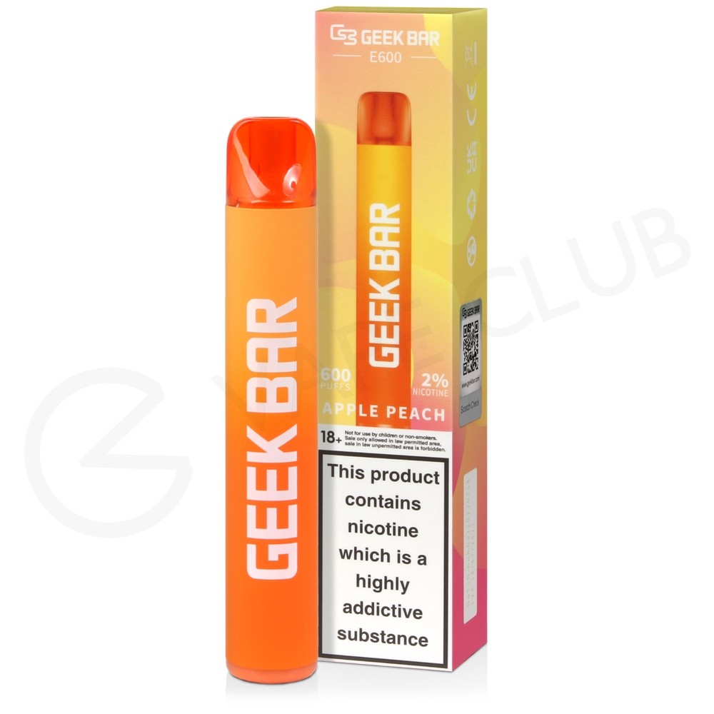 Apple Peach Geek Bar E600 Disposable Vape