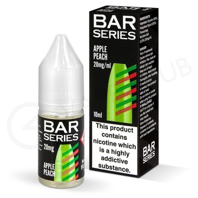 Apple Peach Nic Salt E-Liquid by Bar Series