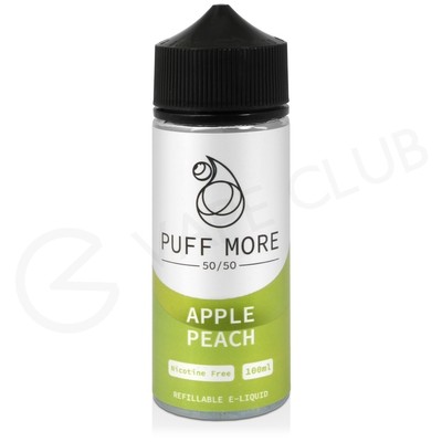 Apple Peach Shortfill E-Liquid by Puff More 100ml