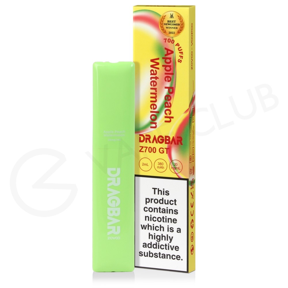 Apple Peach Watermelon Drag Bar Z700GT Disposable Vape