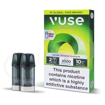 Apple Sour Extra Intense Vuse Prefilled Pods