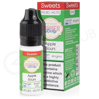 Apple Sours E-Liquid by DInner Lady 70/30