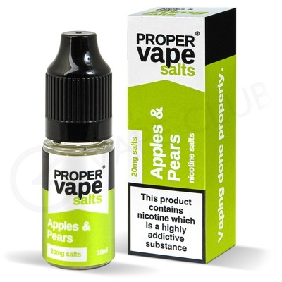 Apples & Pears Nic Salt E-Liquid by Proper Vape