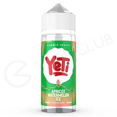 Apricot Watermelon Ice Shortfill E-Liquid by Yeti Summit Series 100ml