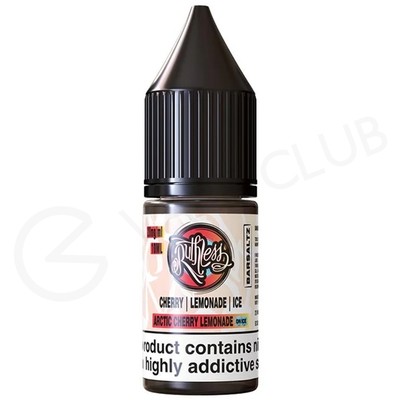 Arctic Cherry Lemonade On Ice Nic Salt E-Liquid by Ruthless Bar Saltz