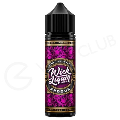 Ardour Shortfill E-Liquid by Wick Liquor 50ml