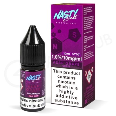 ASAP Grape Nic Salt E-liquid by Nasty Salts