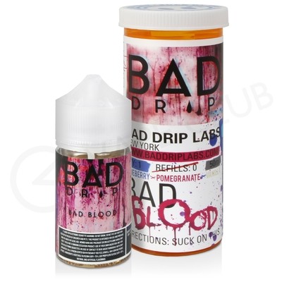 Bad Blood Shortfill E-liquid by Bad Drip Labs 50ml