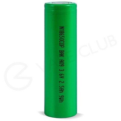 Bak Cop 18650 Rechargeable Vape Battery (2500mAh 30A)
