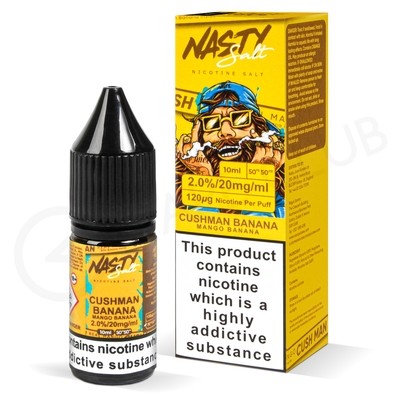 Banana Cushman Nic Salt E-Liquid by Nasty Salts