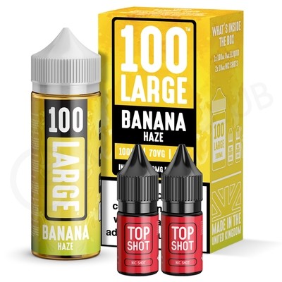Banana Haze Shortfill E-Liquid by 100 Large 100ml