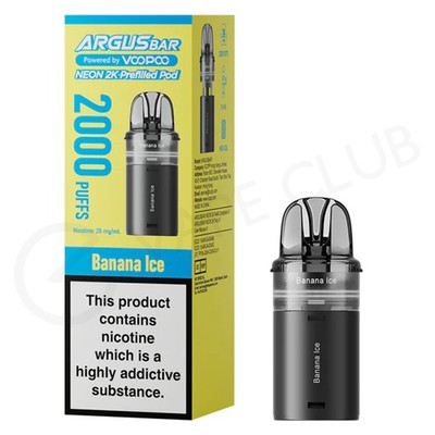 Banana Ice Argus Bar Neon 2K Refill Pack
