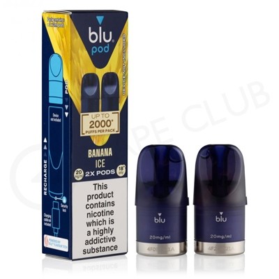 Banana Ice Blu Bar Prefilled Pods