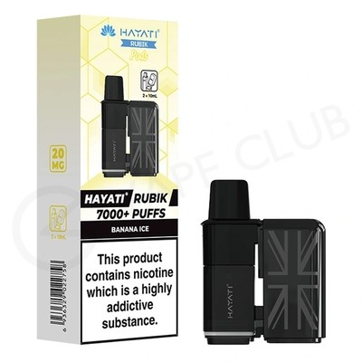 Banana Ice Hayati Rubik 7000 Refill Pack
