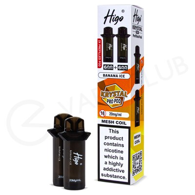 Banana Ice Higo Krystal Pro 600 Prefilled Pods