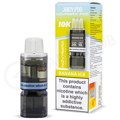 Banana Ice Juicy Pod Novamax 10K Refill Pod