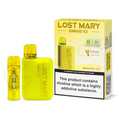 Banana Ice Lost Mary DM600 X2 Disposable Vape