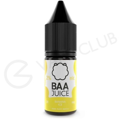 Banana Ice Nic Salt E-Liquid by Baa Juice