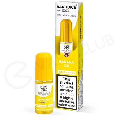 Banana Ice Nic Salt E-Liquid by Bar Juice 5000