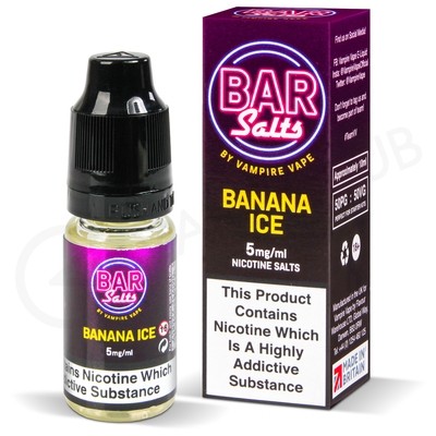 Banana Ice Nic Salt E-Liquid by Bar Salts