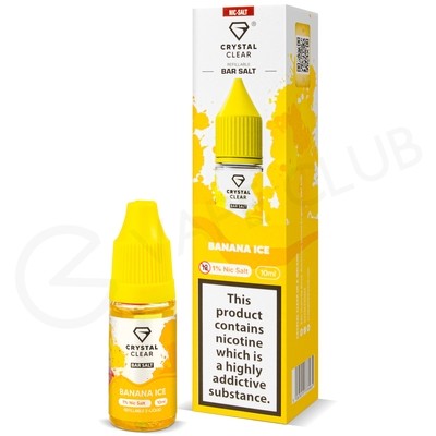 Banana Ice Nic Salt E-Liquid by Crystal Clear