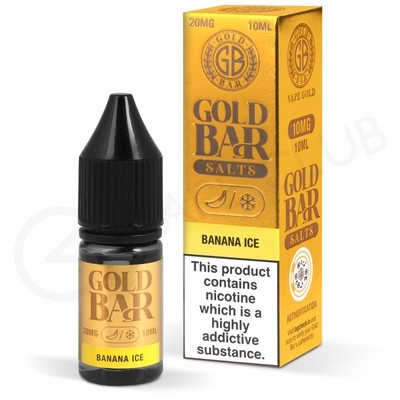 Banana Ice Nic Salt E-Liquid by Gold Bar Salts