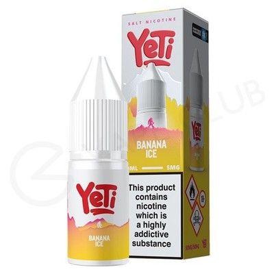 Banana Ice Nic Salt E-Liquid by Yeti Summit Series