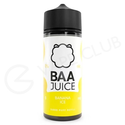 Banana Ice Shortfill E-Liquid by Baa Juice 100ml