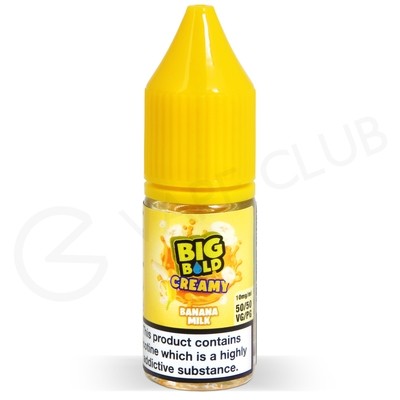 Banana Milk Nic Salt E-Liquid by Big Bold