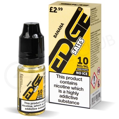 Banana Nic Salt E-Liquid by Edge Solid Fruit Bar Salts