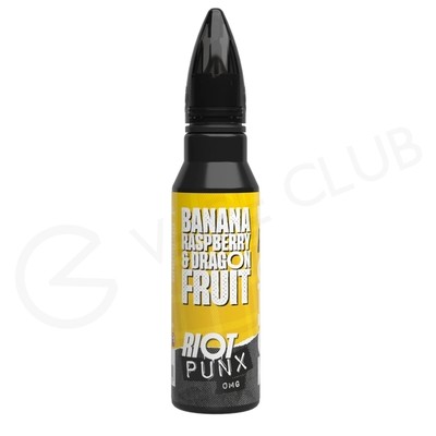 Banana Raspberry & Dragon Fruit Shortfill E-Liquid by Punx 50ml