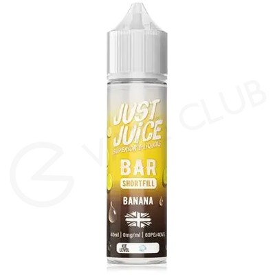 Banana Saltfill E-Liquid by Just Juice Bar 40ml