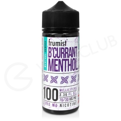 B'Currant Shortfill E-Liquid by Frumist Menthol 100ml