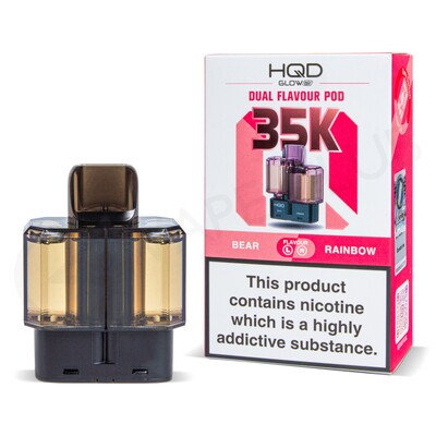 Bear & Rainbow HQD Glow Air 35K Refill Pods