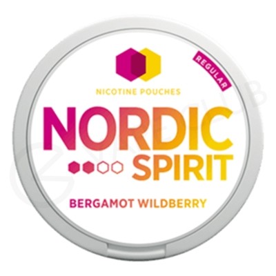 Bergamot Wildberry Nicotine Pouches by Nordic Spirit