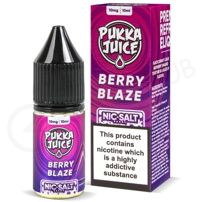 Berry Blaze Nic Salt E-Liquid by Pukka Juice