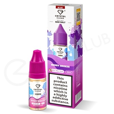 Berry Breeze Nic Salt E-Liquid by Crystal Clear