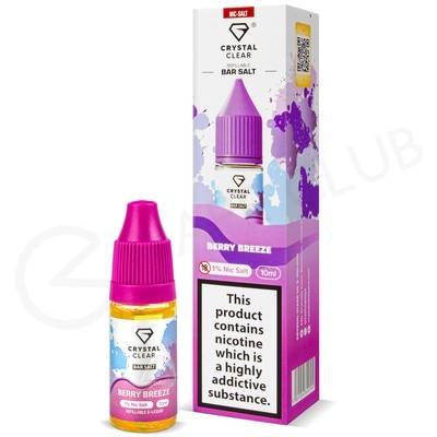 Berry Breeze Nic Salt E-Liquid by Crystal Clear