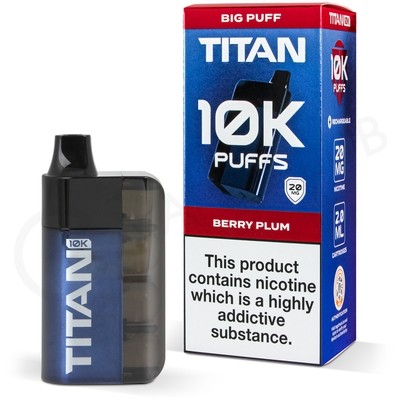 Berry Plum Titan 10K Disposable Vape