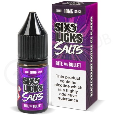 Bite The Bullet Nic Salt E-Liquid by Six Licks