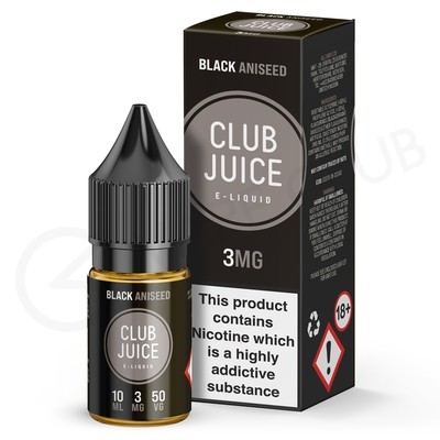 Black Aniseed E-Liquid by Club Juice 50/50