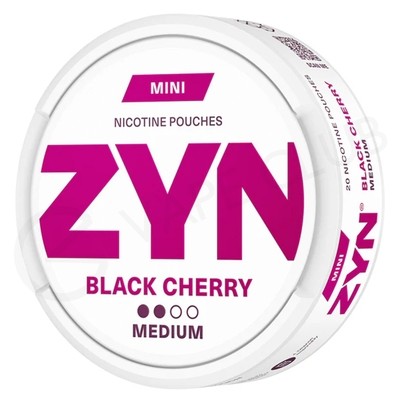 Black Cherry Zyn Nicotine Pouches