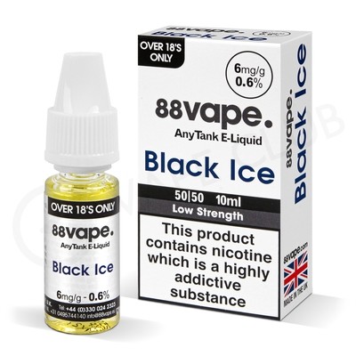 Black Ice E-Liquid by 88Vape Any Tank