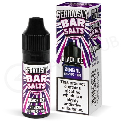 Black Ice Nic Salt E-Liquid by Seriously Bar Salts