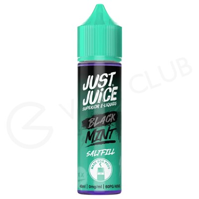 Black Mint Saltfill E-Liquid by Just Juice Menthol 40ml