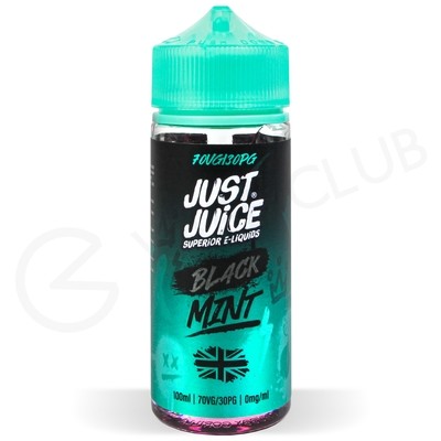 Black Mint Shortfill E-Liquid by Just Juice 100ml