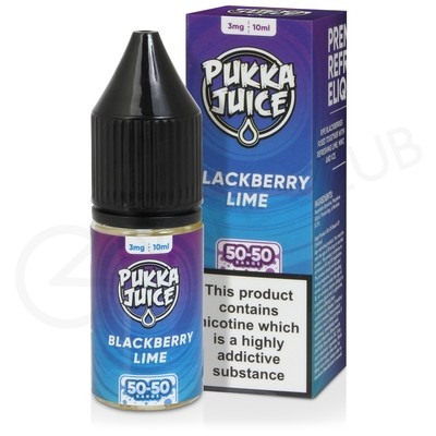 Blackberry Lime E-Liquid by Pukka Juice 50/50